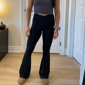 Aerie high waisted flare leggings (short inseam)